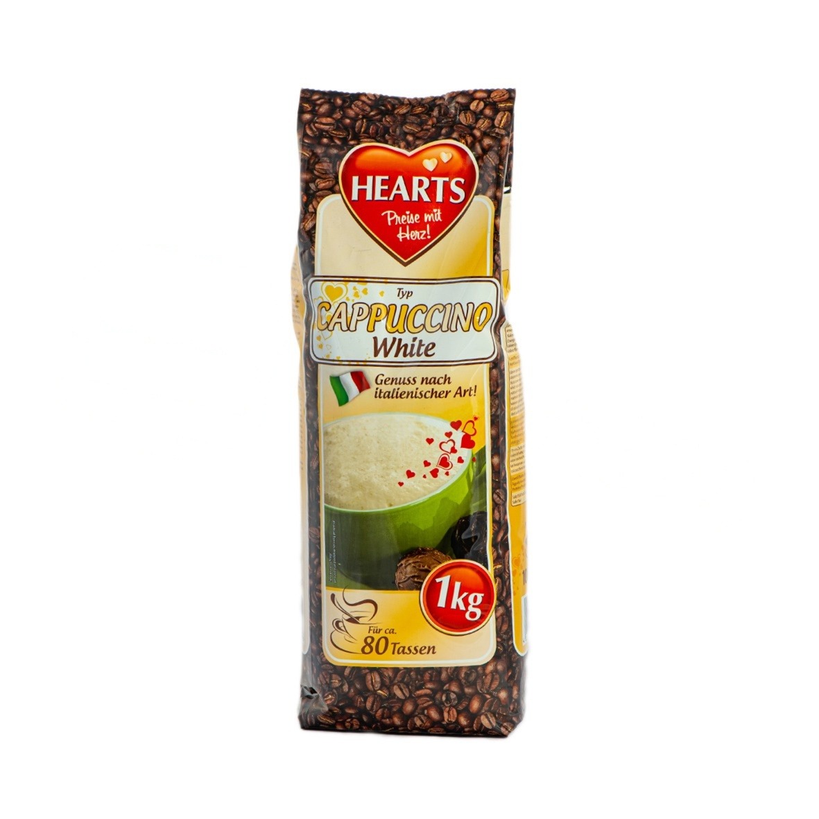 Hearts Cappuccino White 1kg